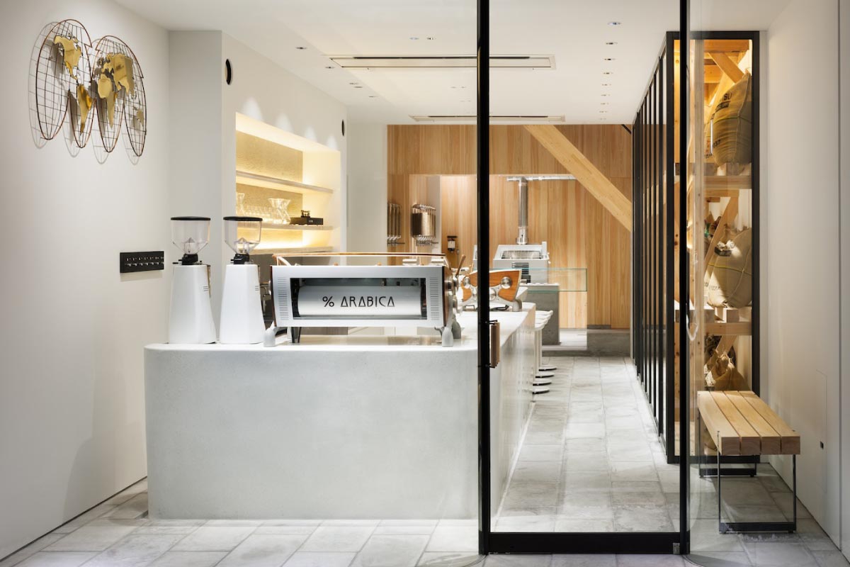 Arabica Kyoto Higashiyama Café Interior