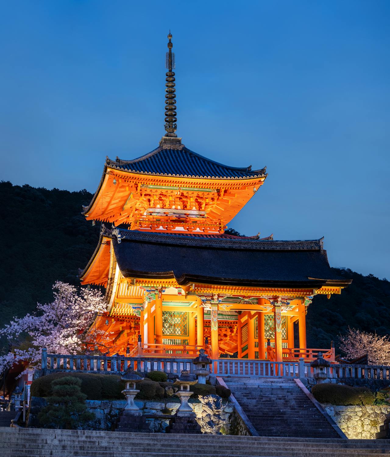 Kiyomizu-dera Temple Night View