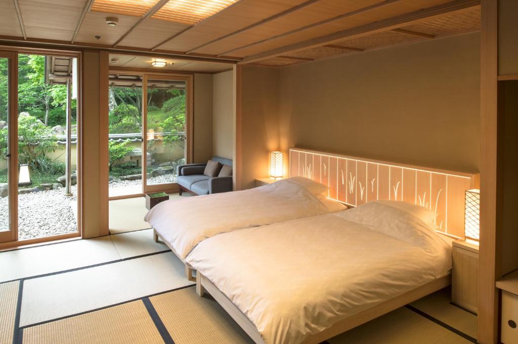 Traditional ryokan room in Hakone
