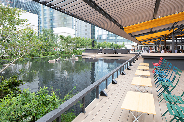 Rooftop garden at Ginza Mitsukoshi department store